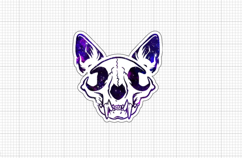 Cat Skulls Stickers