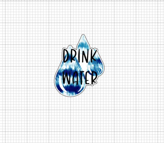 Drink Water Stickers
