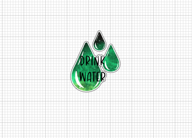 Drink Water Stickers
